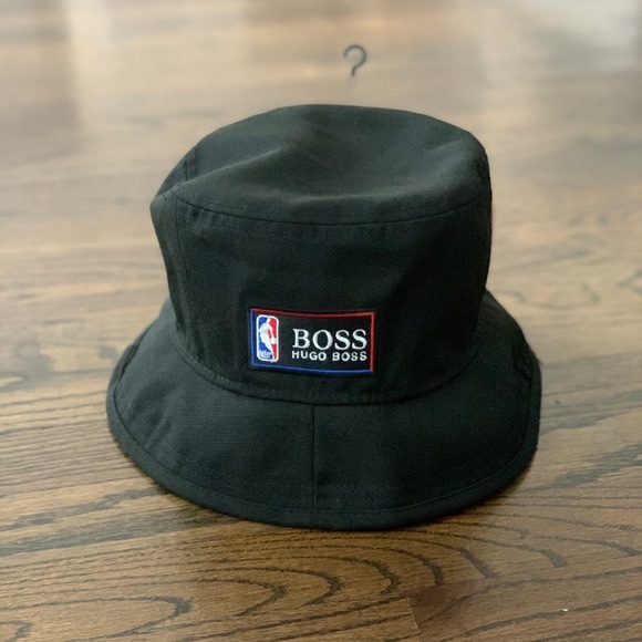 New Hugo Boss x NBA black Bucket Hat Unisex One Size. - Picture 1 of 10